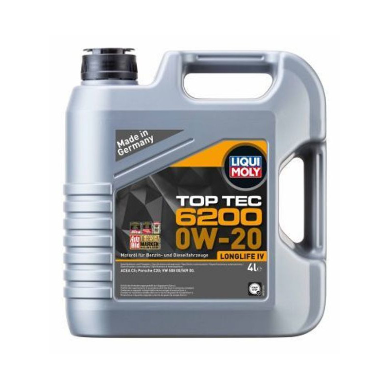 Motorový olej Liqui Molly 0W20 6200 Top tec 4L