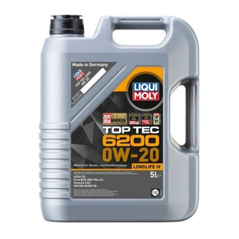 Motorový olej Liqui Moly 0W20 Top Tec 6200 5L Motorový olej Liqui Moly 0W20 Top Tec 6200 5L