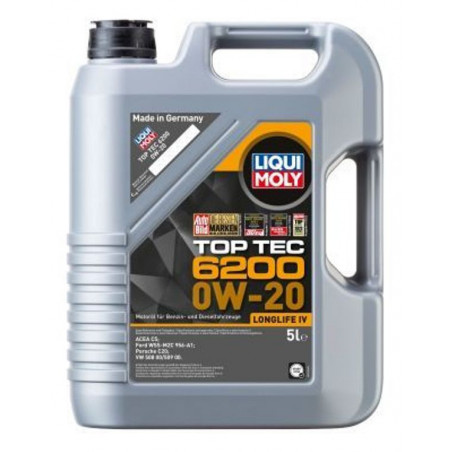 Motorový olej Liqui Moly 0W20 Top Tec 6200 5L