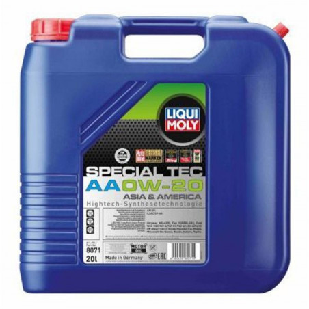 Motorový olej Liqui Moly 0W20 Special Tec AA 20L